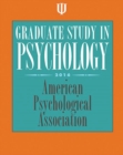 Graduate Study in Psychology - Book