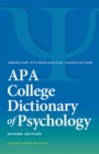 APA College Dictionary of Psychology - Book