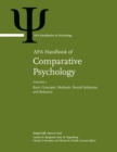 APA Handbook of Comparative Psychology : Volume 1: Basic Concepts, Methods, Neural Substrate, and Behavior Volume 2: Perception, Learning, and Cognition - Book