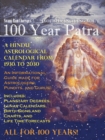 100 Year Patra (Panchang) Vol 1 : Vedic Science - Astrological Calendar from 1930 - 2030 - Book