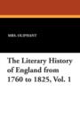 The Literary History of England from 1760 to 1825, Vol. 1 - Book