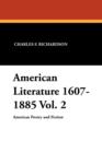 American Literature 1607-1885 Vol. 2 - Book