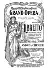 Andrea Chenier : Libretto, Italian and English Text - Book