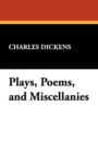 Plays, Poems, and Miscellanies - Book
