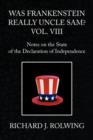 Was Frankenstein Really Uncle Sam? Vol. VIII - Book
