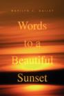 Words to a Beautiful Sunset - Book