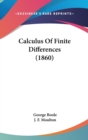 Calculus Of Finite Differences (1860) - Book