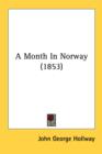 A Month In Norway (1853) - Book