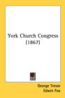 York Church Congress (1867) - Book