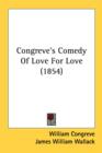 Congreve's Comedy Of Love For Love (1854) - Book