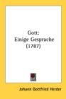 Gott: Einige Gesprache (1787) - Book