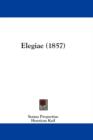 Elegiae (1857) - Book