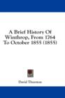 A Brief History Of Winthrop, From 1764 To October 1855 (1855) - Book