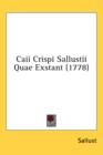 Caii Crispi Sallustii Quae Exstant (1778) - Book