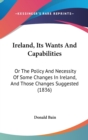 Ireland, Its Wants And Capabilities : Or The Policy And Necessity Of Some Changes In Ireland, And Those Changes Suggested (1836) - Book