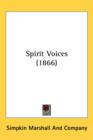 Spirit Voices (1866) - Book