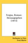 Fergus, Roman : Herausgegeben (1872) - Book