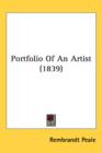 Portfolio Of An Artist (1839) - Book