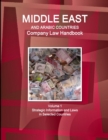 Middle East and Arabic Countries Company Law Handbook Volume 1 Strategic Information and Laws in Selected Countries - Book