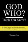 God Who? - Book