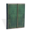 Old Leather Jade Notebook with Pages Lined Green - Book
