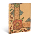 Visions of Paisley Ivory Kraft (Lyon Florals) Ultra Lined Softcover Flexi Journal - Book