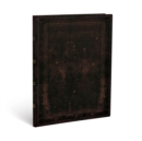 Black Moroccan Bold Ultra Unlined Softcover Flexi Journal (176 pages) - Book