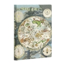 Celestial Planisphere Mini Lined Softcover Flexi Journal - Book