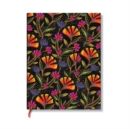 Wild Flowers (Playful Creations) Midi Hardback Address Book (Elastic Band Closure) - Book