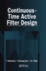 Continuous-Time Active Filter Design - eBook