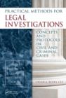 Practical Methods for Legal Investigations : Concepts and Protocols in Civil and Criminal Cases - Book