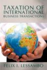 Taxation of International Business Transactions - Book