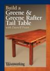 Greene & Greene Rafter Tail Table - Book