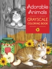 Adorable Animals GrayScale Coloring Book - Book