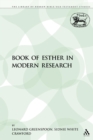 The Book of Esther in Modern Research - Book