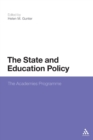 The State and Education Policy: The Academies Programme - Book