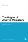 Origins of Analytic Philosophy : Kant and Frege - Book