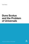 Duns Scotus and the Problem of Universals - Book