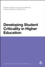 Developing Student Criticality in Higher Education : Undergraduate Learning in the Arts and Social Sciences - Book