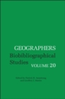 Geographers : Biobibliographical Studies, Volume 20 - eBook