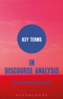 Key Terms in Discourse Analysis - eBook