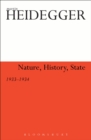 Nature, History, State : 1933-1934 - Book