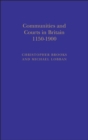 Communities and Courts in Britain, 1150-1900 - eBook