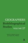 Geographers : Biobibliographical Studies, Volume 27 - Book