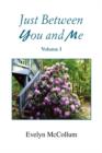 Just Between You and Me - Book