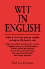 Wit in English - Book