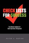 Check Lists for Success - Book