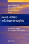 New Frontiers in Entrepreneurship : Recognizing, Seizing, and Executing Opportunities - Book