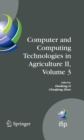Computer and Computing Technologies in Agriculture II, Volume 3 : The Second IFIP International Conference on Computer and Computing Technologies in Agriculture (CCTA2008), October 18-20, 2008, Beijin - eBook
