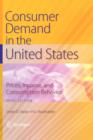 Consumer Demand in the United States : Prices, Income, and Consumption Behavior - Book